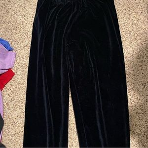 Velour sweatpants